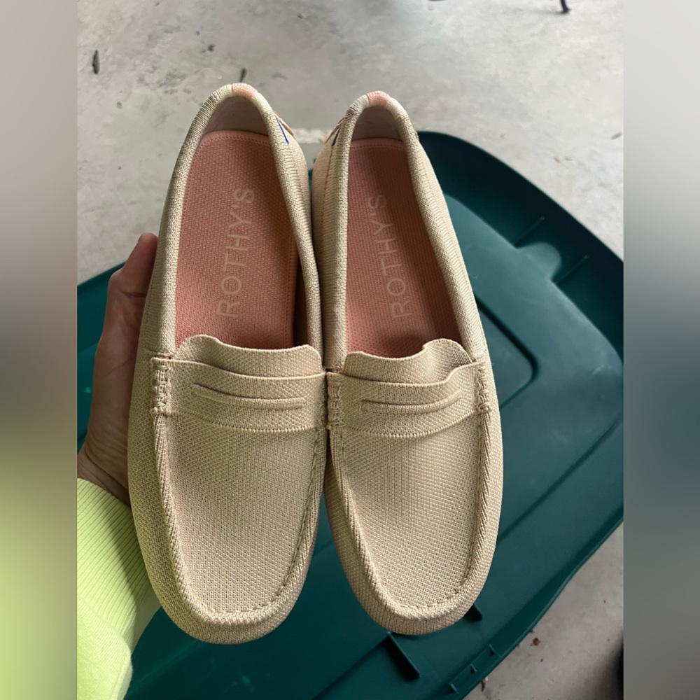 Rothy's Cream Loafers